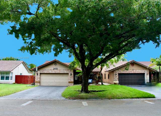 Property at 2433 NW 92nd Ave, Coral Springs, FL 33065, 3 beds, 2 baths