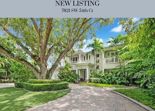 Property at 7821 SW 54th Ct, Miami, FL 33143, 5 beds, 6.5 baths