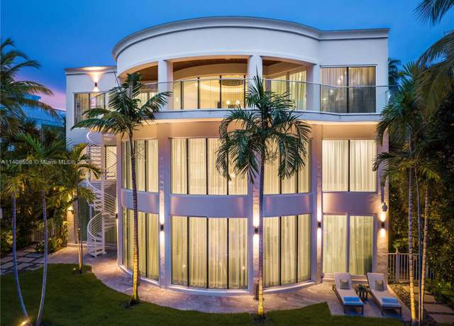 Property at 5785 Pine Tree Dr, Miami Beach, FL 33140, 8 beds, 7 baths