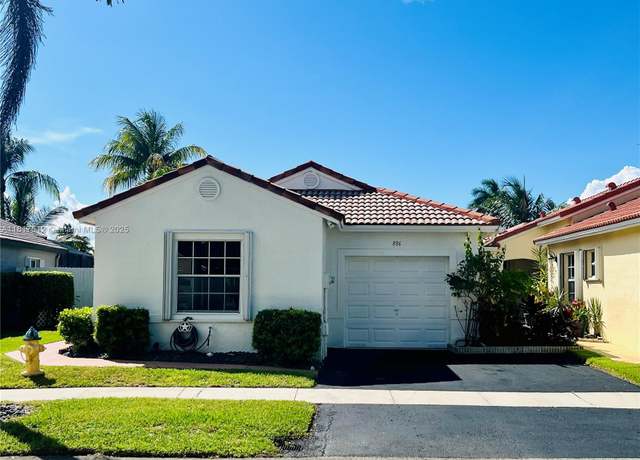 Property at 886 SW 180th Ter, Pembroke Pines, FL 33029, 3 beds, 2 baths