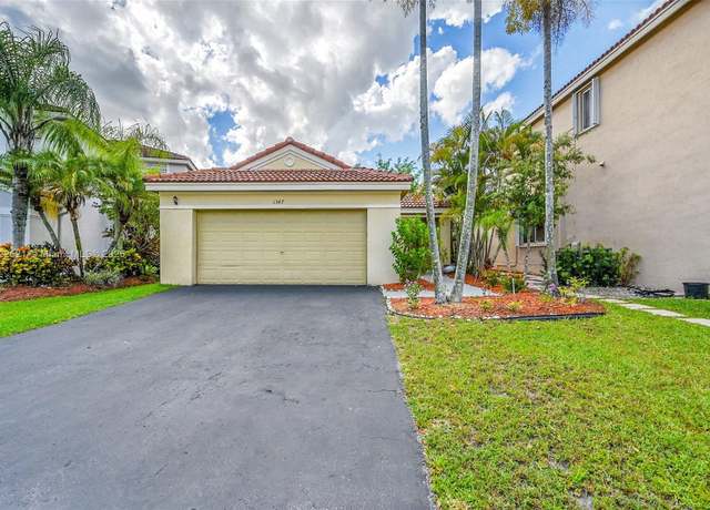 Property at 1347 Plumosa Way, Weston, FL 33327, 3 beds, 2 baths