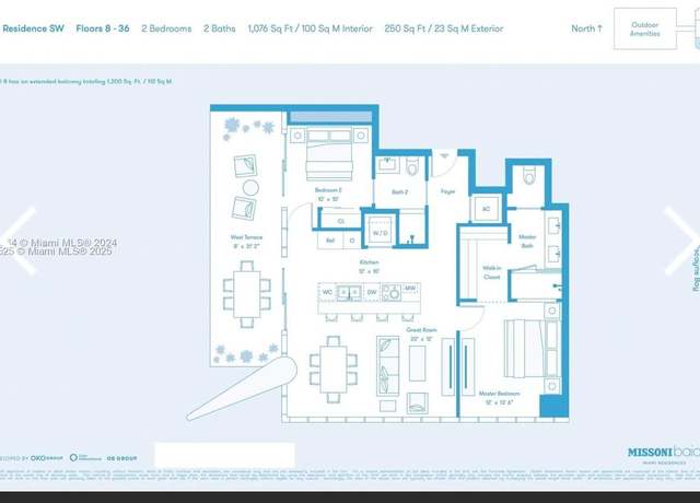 Property at 700 NE 26th Ter #2805, Miami, FL 33137, 2 beds, 2 baths
