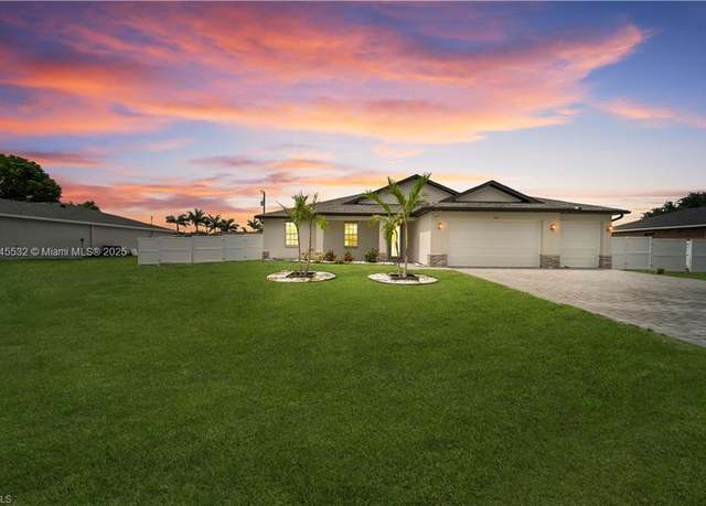 Property at 1421 SW 13th Ter, Cape Coral, FL 33991, 3 beds, 2 baths