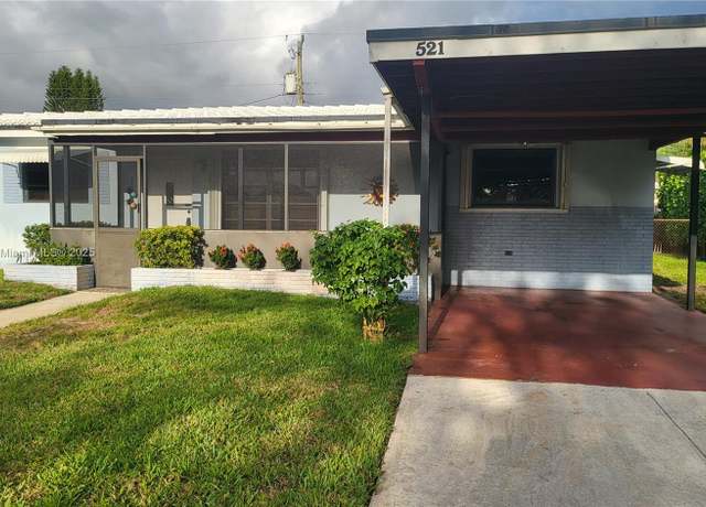Property at 521 N 70th Way, Hollywood, FL 33024, 3 beds, 1 bath