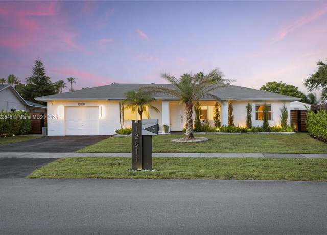 Property at 12811 SW 9th Pl, Davie, FL 33325, 3 beds, 2 baths