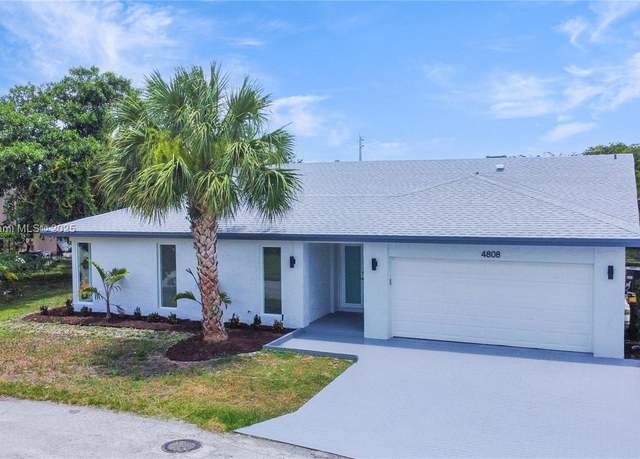 Property at 4808 Mango Dr, Tamarac, FL 33319, 4 beds, 3 baths