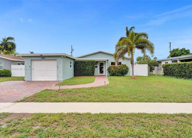 Property at 837 NW 10th Ave, Dania Beach, FL 33004, 3 beds, 2 baths
