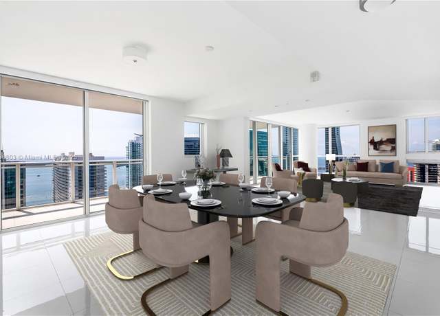 Property at 1080 Brickell Ave Unit 3900-3901, Miami, FL 33131, 4 beds, 4.5 baths