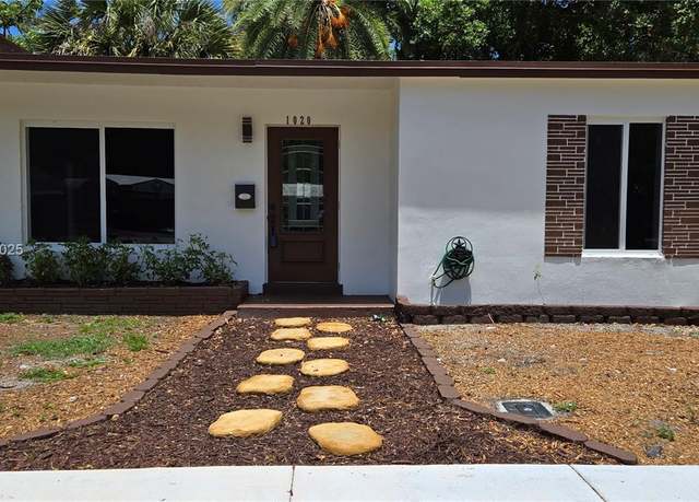 Property at 1020 SW 19th Ave, Fort Lauderdale, FL 33312, 3 beds, 1 bath