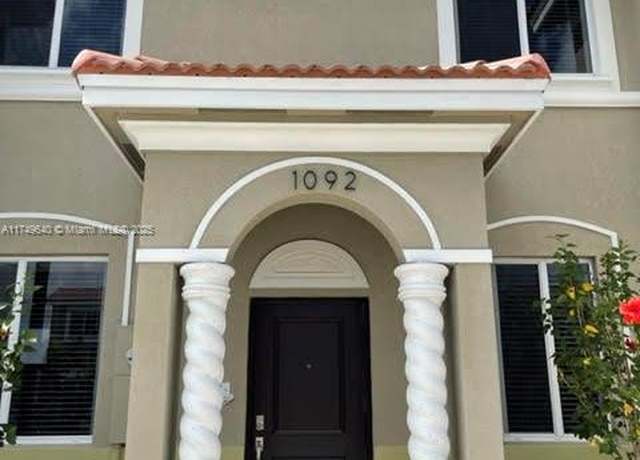 Property at 1092 SE 23rd Ave, Homestead, FL 33035, 3 beds, 2.5 baths