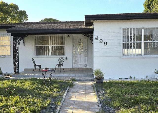 Property at 699 W 14th St, Hialeah, FL 33010, 4 beds, 3 baths