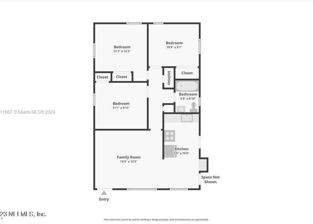 Property at 2995 Snow Drop, Jacksonville, FL 32209, 3 beds, 1 bath