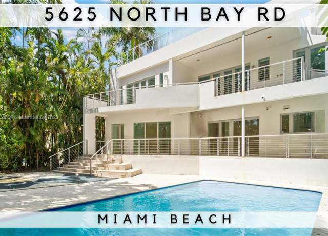 Property at 5625 N Bay Rd, Miami Beach, FL 33140, 4 beds, 4.5 baths