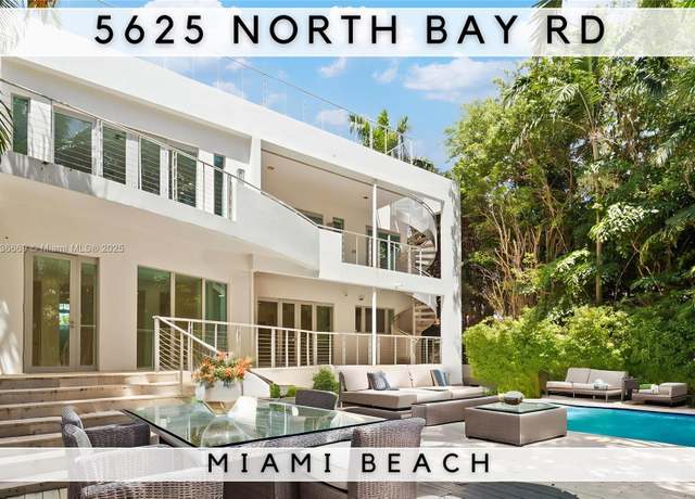 Property at 5625 N Bay Rd, Miami Beach, FL 33140, 4 beds, 4.5 baths