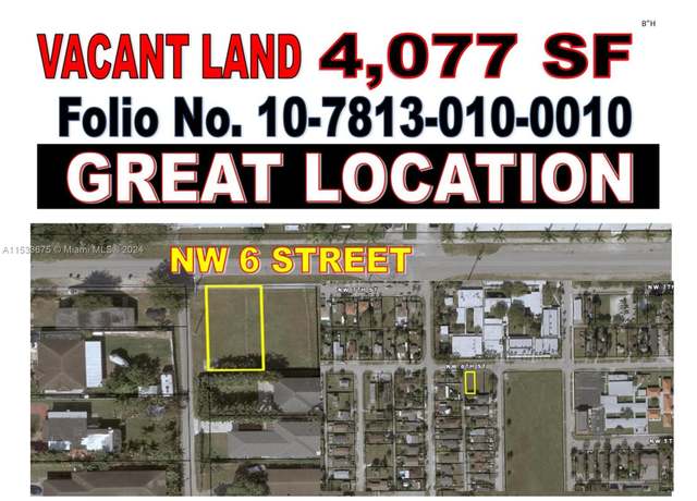 Property at NW 6 STREET NW 4 Ave, Homestead, FL 33030