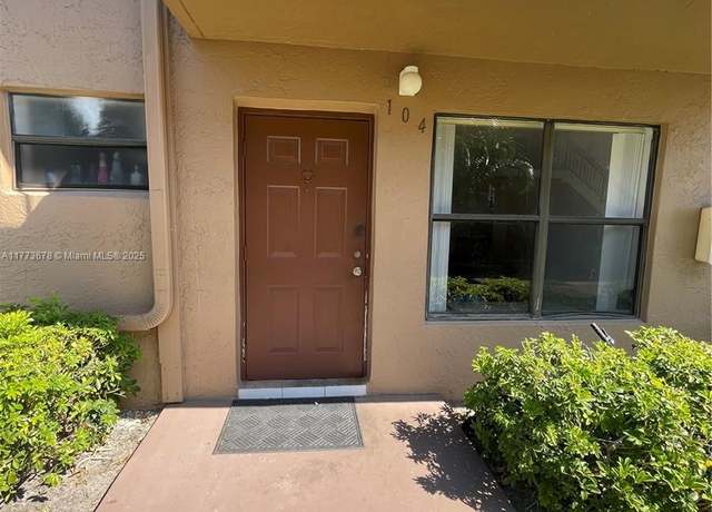 Property at 10041 Winding Lake Rd #104, Sunrise, FL 33351, 2 beds, 2 baths