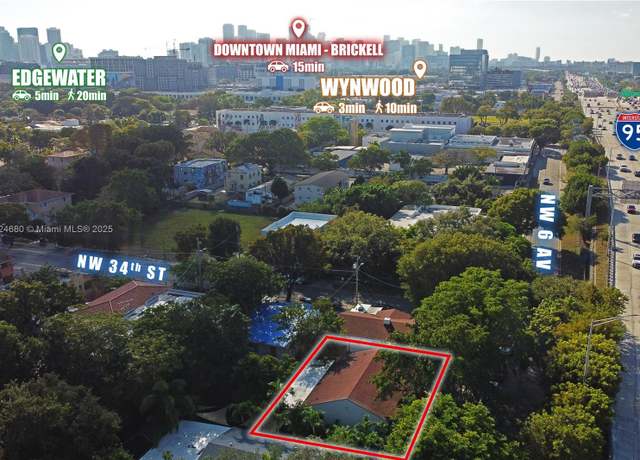 Property at 3413 NW 6th Ave, Miami, FL 33127, 2 beds, 3 baths