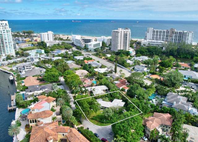 Property at 1236 E Lake Dr, Fort Lauderdale, FL 33316