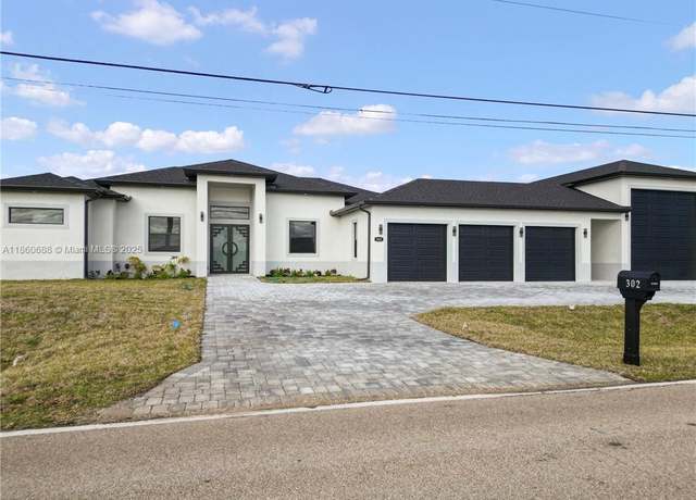 Property at 302 El Dorado Blvd N, FL 33993, 4 beds, 3 baths
