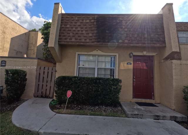 Property at 3581 NW 95 Ter #603, Sunrise, FL 33351, 3 beds, 2 baths