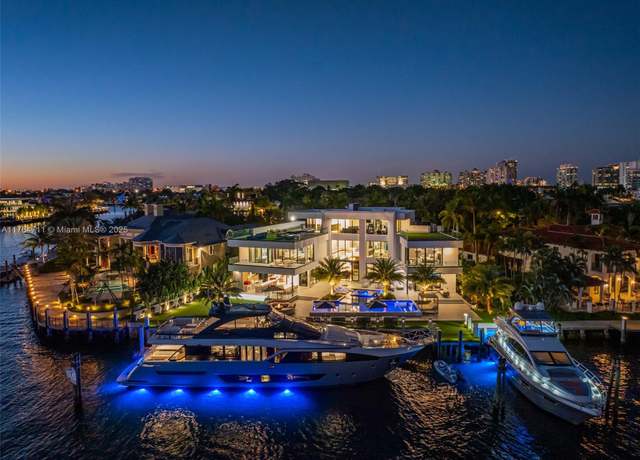 Property at 501 Middle River Dr, Fort Lauderdale, FL 33304, 8 beds, 9.5 baths
