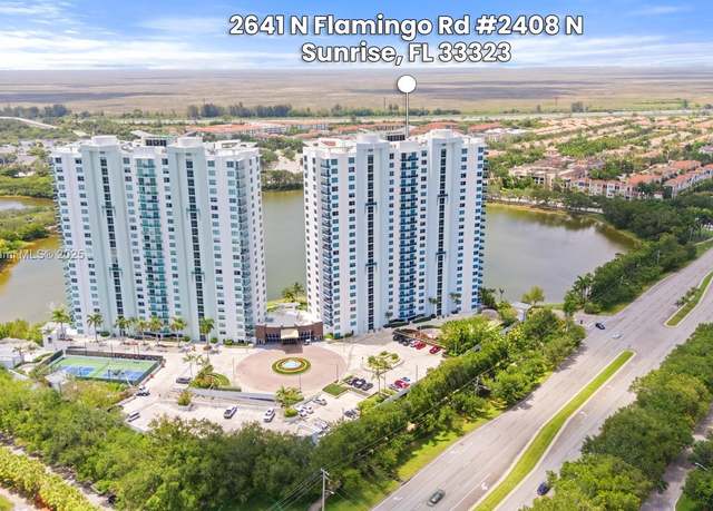 Property at 2641 N Flamingo Rd Unit 2408N, Sunrise, FL 33323, 3 beds, 3 baths