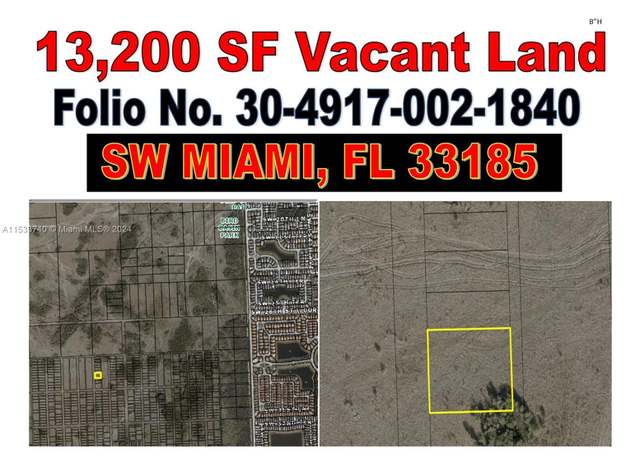 Property at Vacant Land South Of Sw 157 Avenue Miami, Miami, FL 33185