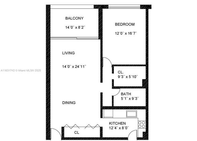 Property at 5005 Collins Ave #523, Miami Beach, FL 33140, 1 bed, 1 bath