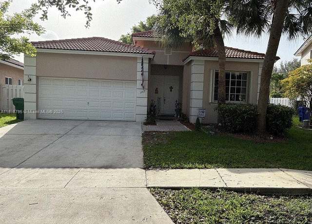 Property at 3167 SW 140th Ave, Miramar, FL 33027, 4 beds, 3 baths