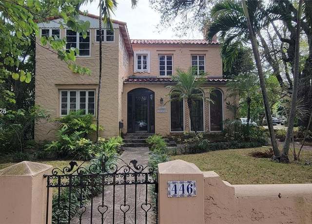Property at 446 Navarre Ave, Coral Gables, FL 33134, 3 beds, 2 baths