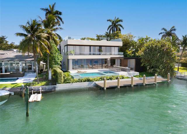 Property at 9720 W Broadview Dr, Bay Harbor Islands, FL 33154, 7 beds, 7.5 baths