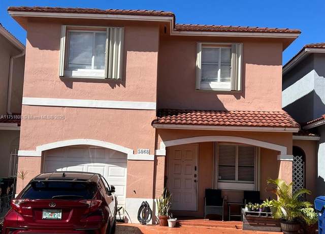 Property at 5868 SW 163rd Ave, Miami, FL 33193, 4 beds, 3 baths
