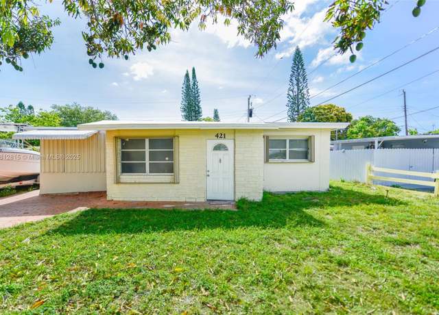 Property at 421 S 61st Ter, Hollywood, FL 33023, 2 beds, 1 bath