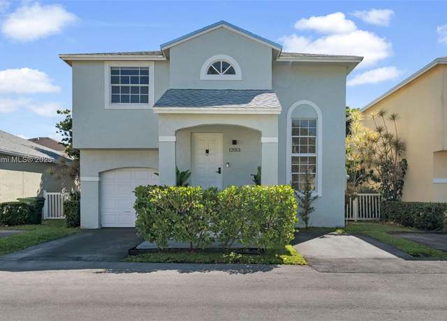 Property at 12013 NW 13th St, Pembroke Pines, FL 33026, 3 beds, 2.5 baths