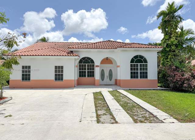 Property at 25 Ludlam Dr, Miami Springs, FL 33166, 4 beds, 3.5 baths