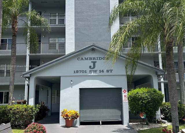 Property at 12701 SW 14th St Unit 312J, Pembroke Pines, FL 33027, 2 beds, 2 baths