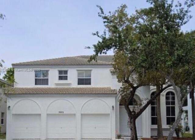 Property at 5052 SW 167th Ave, Miramar, FL 33027, 6 beds, 3 baths