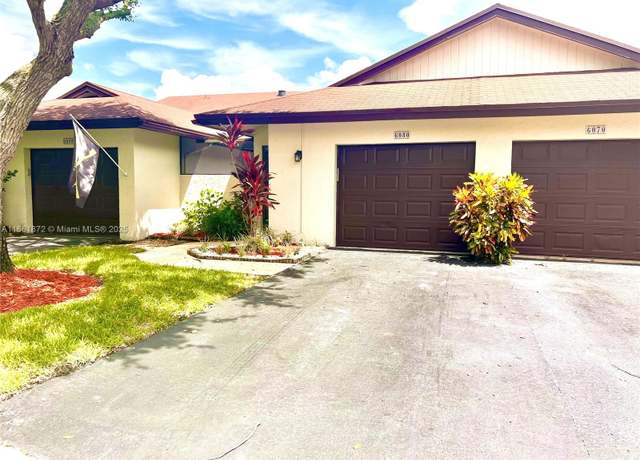 Property at 6080 NW 92nd Ave, Tamarac, FL 33321, 2 beds, 2 baths