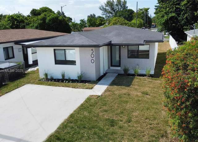 Property at 500 NW 7th Ct, Hallandale Beach, FL 33009, 3 beds, 2 baths