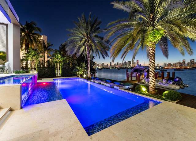 Property at 441 N Hibiscus Dr, Miami Beach, FL 33139, 5 beds, 6.5 baths