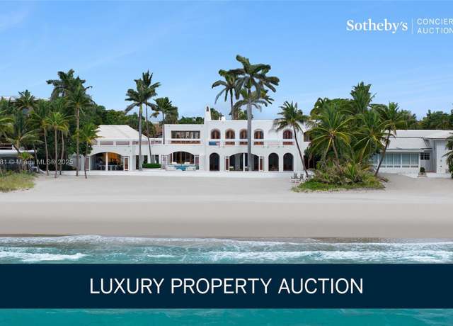 Property at 387 Ocean Blvd, Golden Beach, FL 33160, 6 beds, 9.5 baths