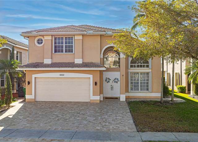Property at 5022 SW 173rd Ave, Miramar, FL 33029, 4 beds, 3 baths