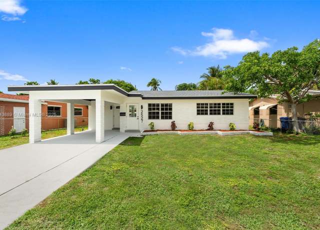 Property at 2527 Plunkett St, Hollywood, FL 33020, 3 beds, 2 baths