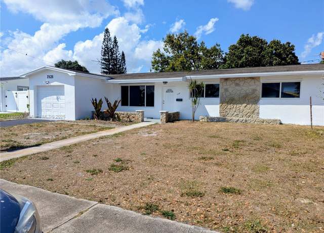 Property at 7121 SW 6th St, Pembroke Pines, FL 33023, 4 beds, 2 baths