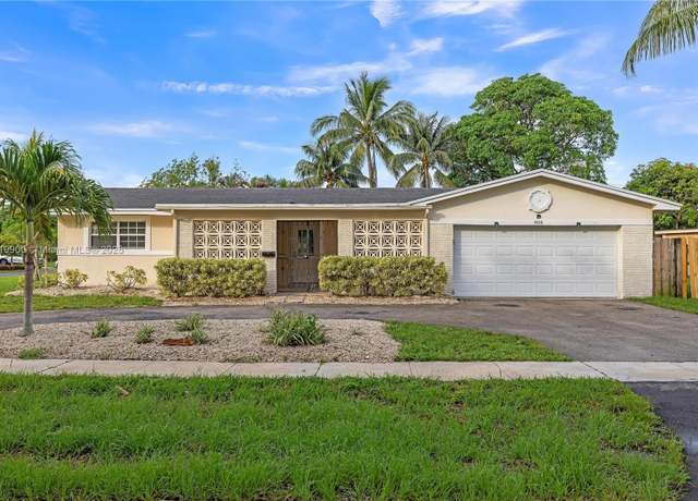 Property at 4818 NW 8th St, Plantation, FL 33317, 4 beds, 2 baths