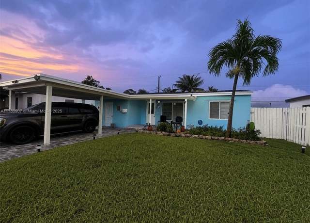 Property at 5424 NE 3rd Ter, Oakland Park, FL 33334, 3 beds, 2 baths