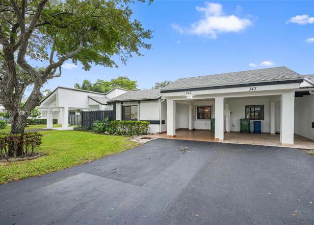 Property at 347 Fairway Cir #62, Weston, FL 33326, 3 beds, 2 baths