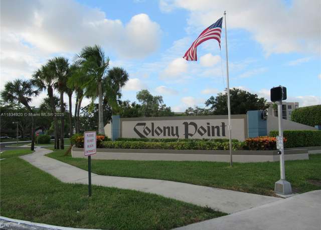 Property at 1101 Colony Point Cir #206, Pembroke Pines, FL 33026, 1 bed, 1.5 baths