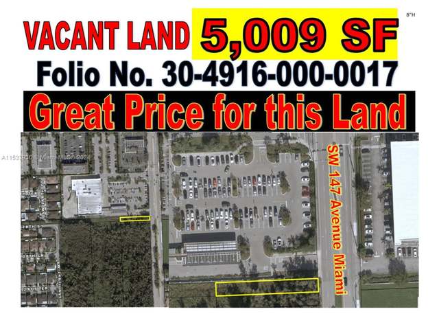 Property at SW 147 Ave, Miami, FL 33185
