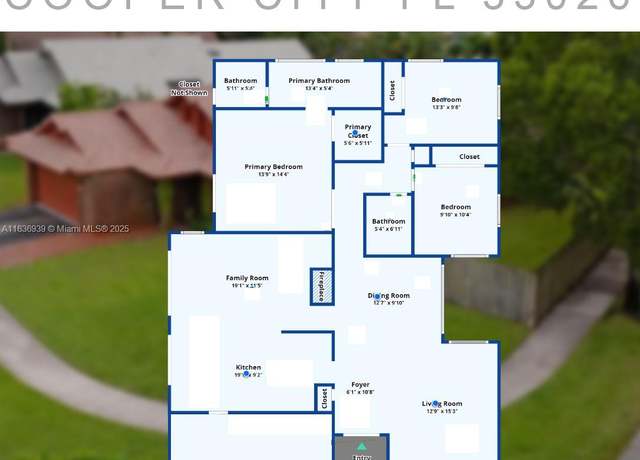 Property at 3440 E Point Dr, Cooper City, FL 33026, 3 beds, 2 baths